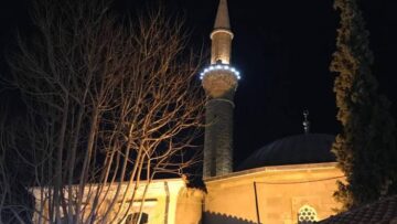 Gümülcine Yeni Cami Kubbesi ve Minaresi