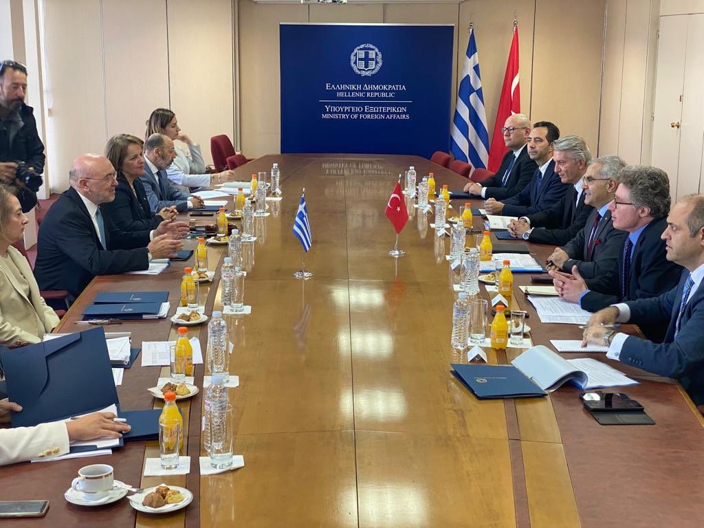 Συνάντηση Υφυπουργών Εξωτερικών Ελλάδας και Τουρκίας στην Αθήνα