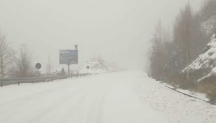 Batı Trakya’da Rodop iline kar yağışı başladı
